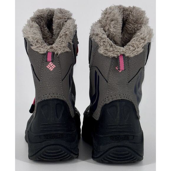 Columbia Bugaboot Plus Girls Boots Youth Size 2 Gray Waterproof Snow Outdoor EUC - Picture 5 of 10